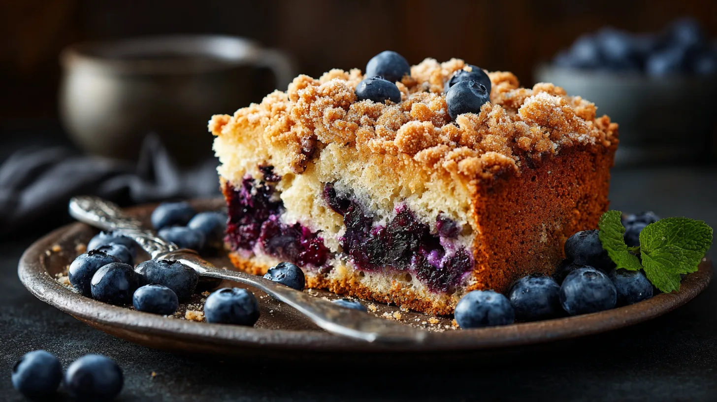 Blueberry Streusel Coffee Cake