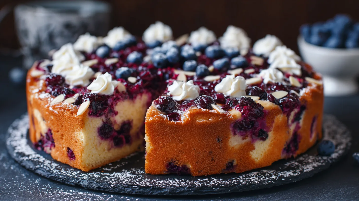 German Blueberry Cake