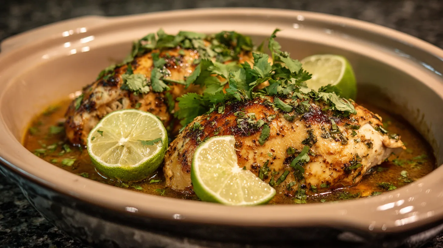 thatCrock Pot Cilantro Lime Chicken Recipe: 5 Easy Steps to Flavor!