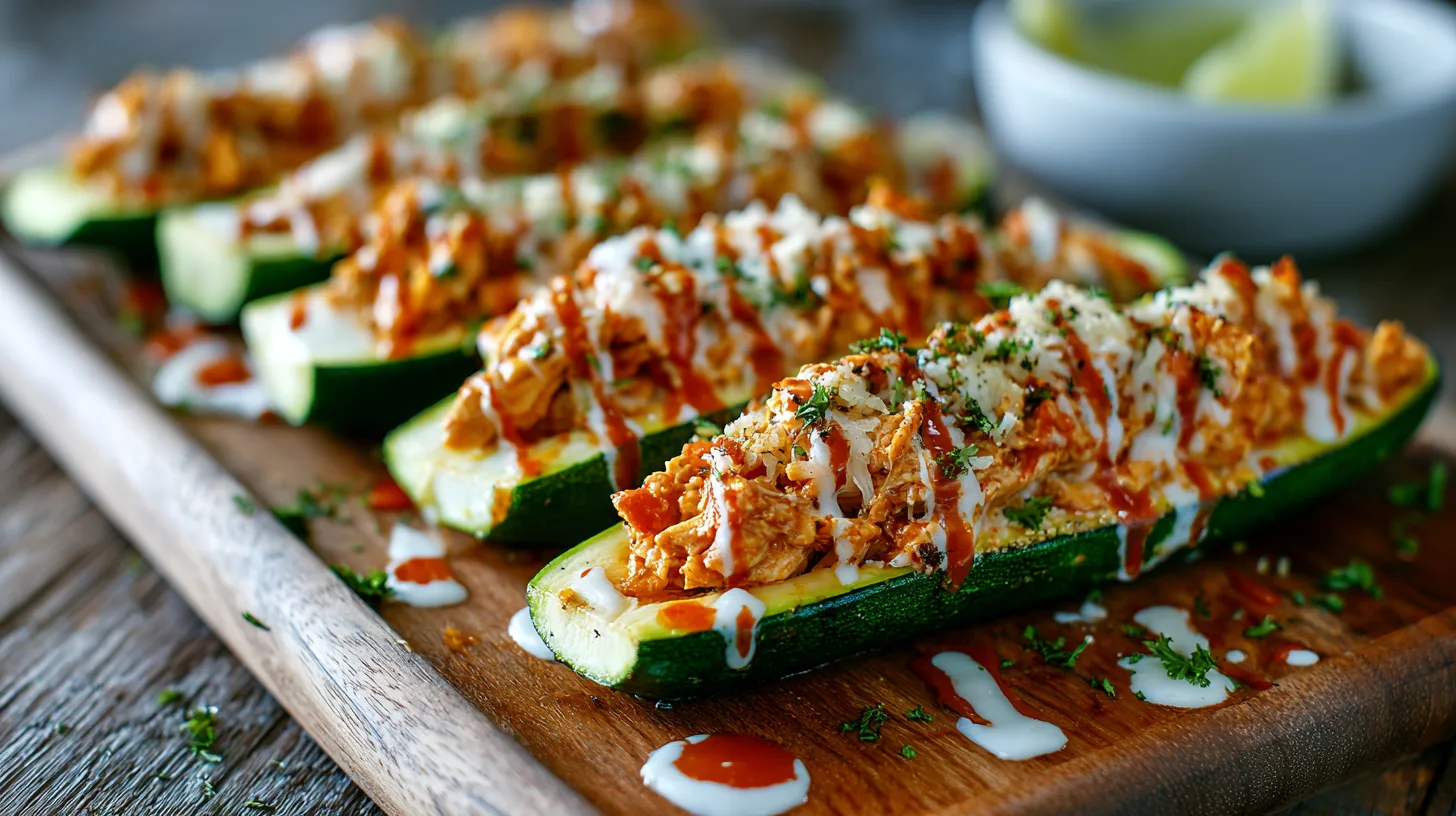 thatSpicy Buffalo Chicken Zucchini Boats: 5 Must-Try Variations!