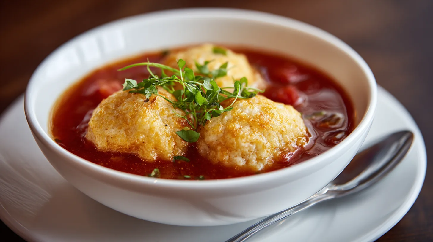 thatTomato Soup with Cheese Dumplings: 5 Comforting Reasons to Love It